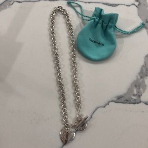 Tiffany & Co.Sterling Silver Heart Chain Necklace